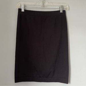 NEW Helmut Lang Black Seamless Jersey Tube Skirt
